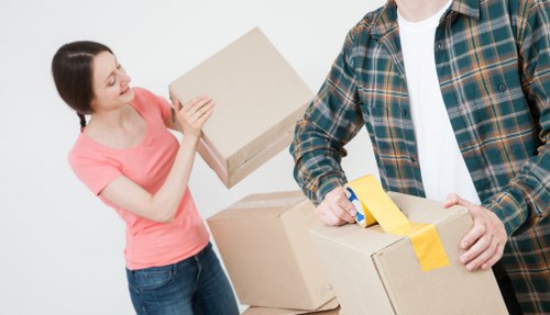 Reusable household items prepared for charity donation partnership