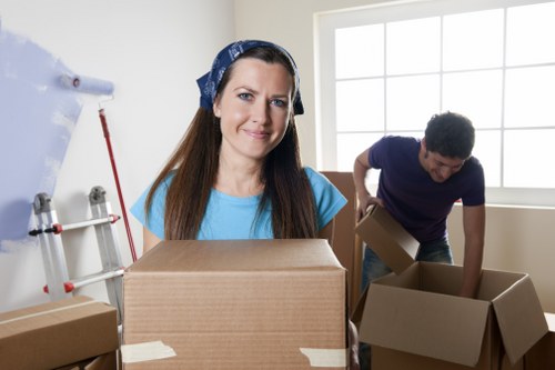 Secure short-term storage space for household items