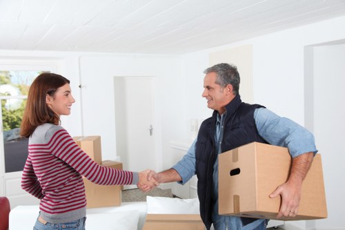 Business inventory stored efficiently in an urban storage facility