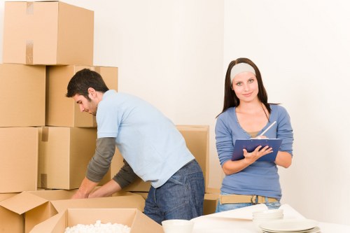 Organized storage unit for moving or renovation needs