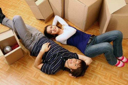 Secure and professional storage environment with safety measures in place